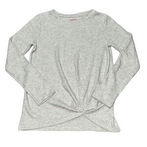 Cat & Jack Super Soft Waffle Knit Knot Hem Top